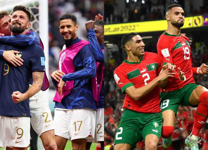  المنتخب المغربي يلتقي نظيره الفرنسي في نصف نهائي كأس العالم الليلة